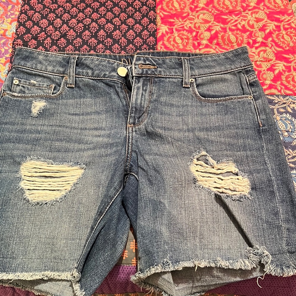 DL 1961 Karlie Boyfriend Shorts